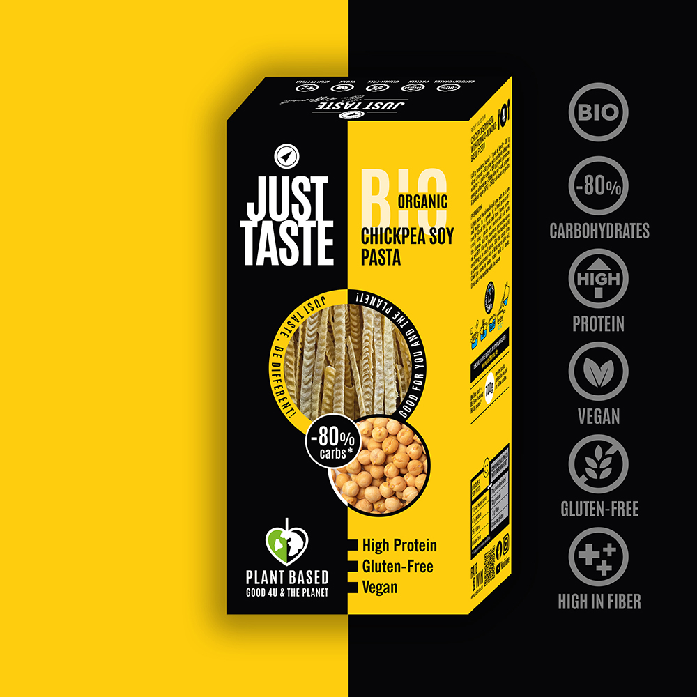 Packaging chickpea Pasta